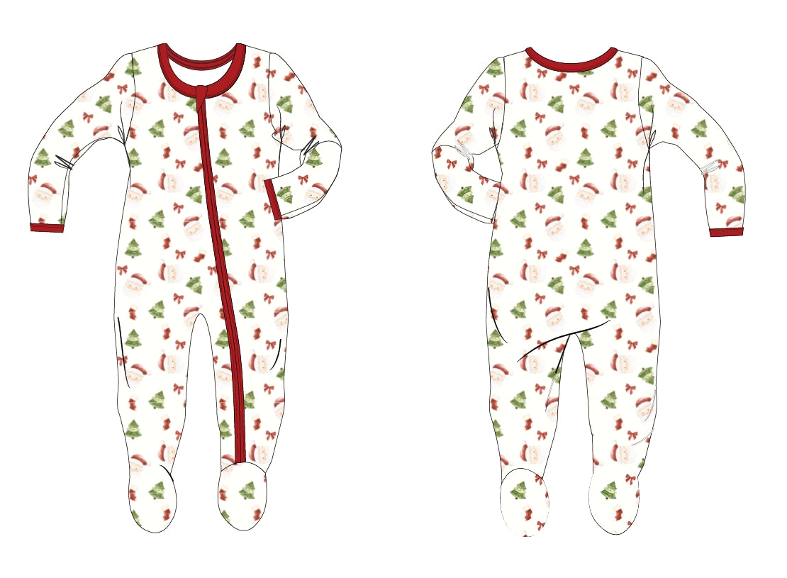 Santa's Slumber - Footie