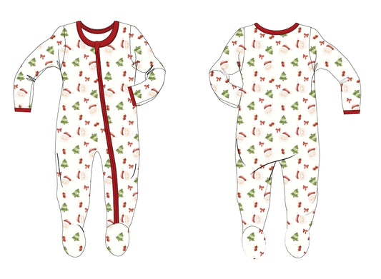 Santa's Slumber - Footie
